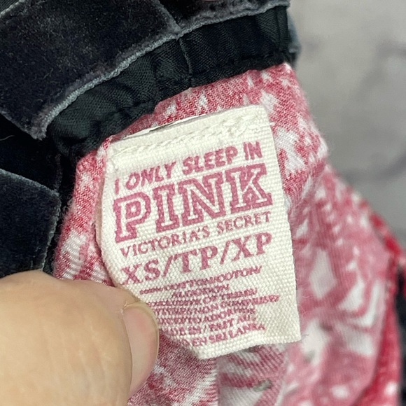 Pink Victorias Secret size XS HO HO HO Christmas pajama pants - Picture 5 of 8